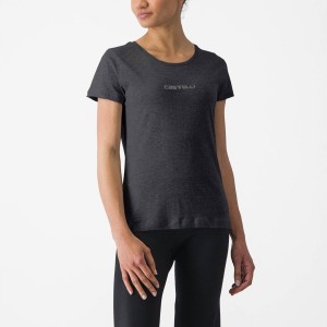 Dámské Casual Castelli CASTELLI CLASSICO W TEE Černé | ZOY093827