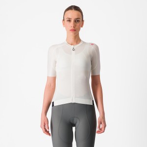 Dámské Dres Castelli ESPRESSO W Bílé Tmavě Šedé | LWH268419