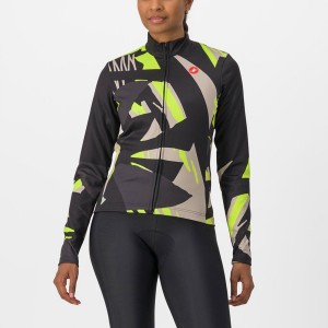 Dámské Dres Castelli TROPICALE LS Černé | LTA013475