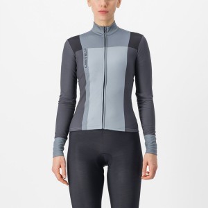 Dámské Dres Castelli UNLIMITED W THERMAL Černé Šedé | INS821073