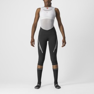 Dámské Legíny Castelli VELOCISSIMA 3 KNICKER Černé Stříbrné | OBY037964