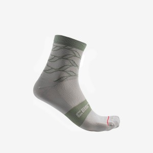 Dámské Ponožky Castelli CLIMBER'S 3.0 12 CM Šedé | QIE071859