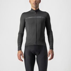 Pánské Dres Castelli PRO THERMAL MID LS Tmavě Šedé | JCM452960