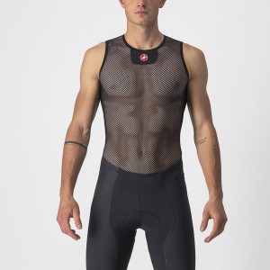 Pánské Základní Vrstva Castelli CORE MESH 3 SLEEVELESS Černé | UGJ741632