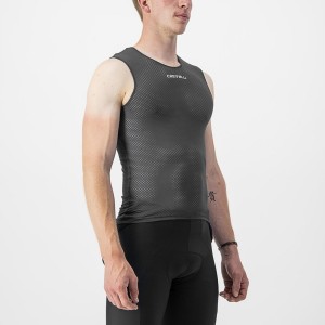 Pánské Základní Vrstva Castelli PRO MESH 2.0 SLEEVELESS Černé | FST352768