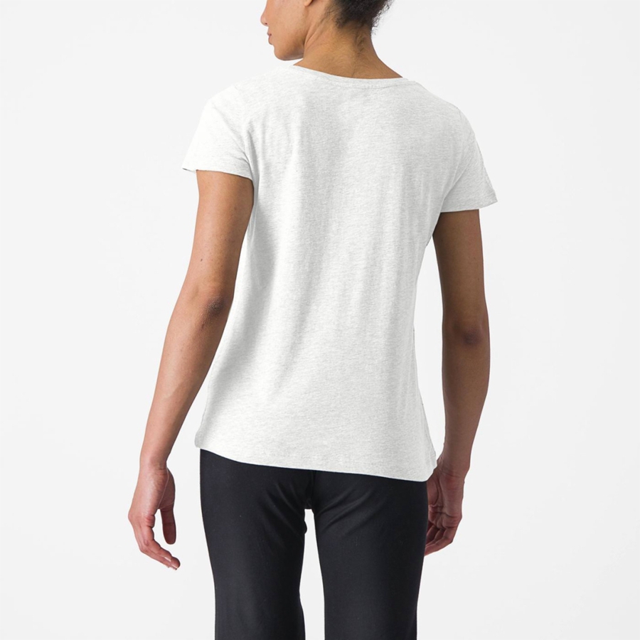 Dámské Casual Castelli CASTELLI CLASSICO W TEE Bílé | EQY807135