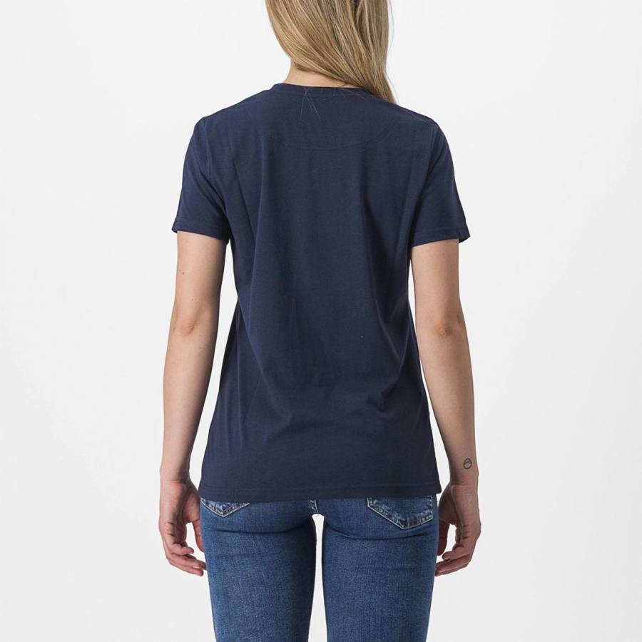 Dámské Casual Castelli PEDALARE TEE Blankyt | JWV409831