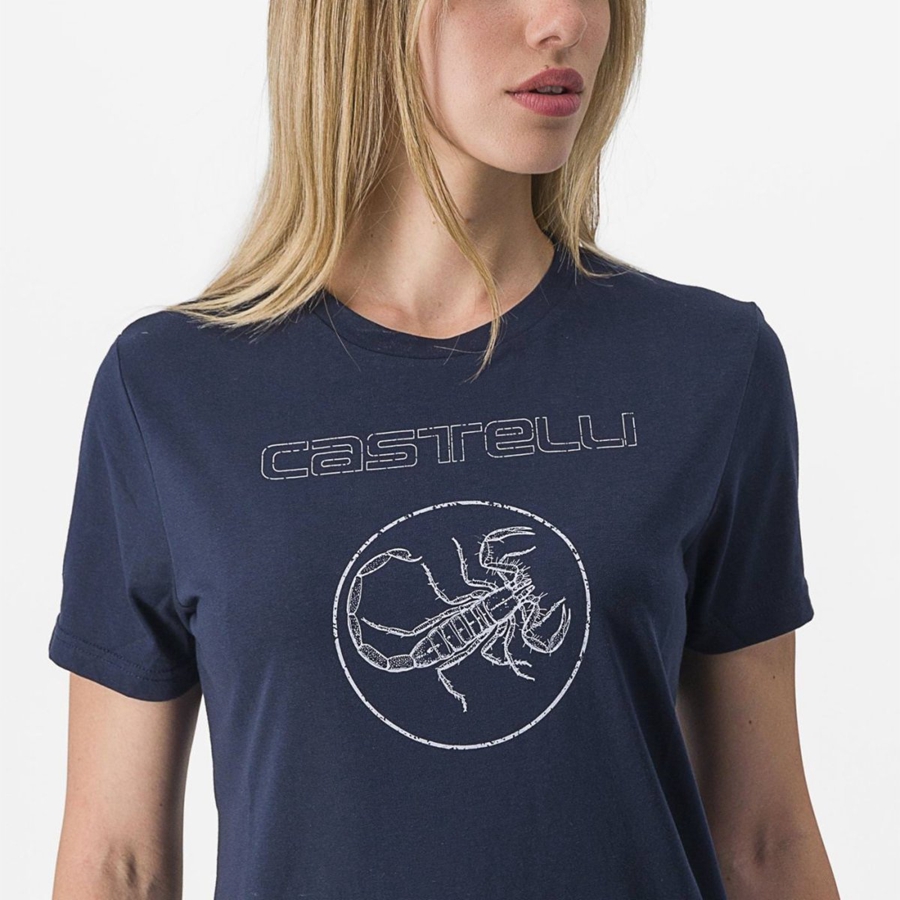 Dámské Casual Castelli PEDALARE TEE Blankyt | JWV409831