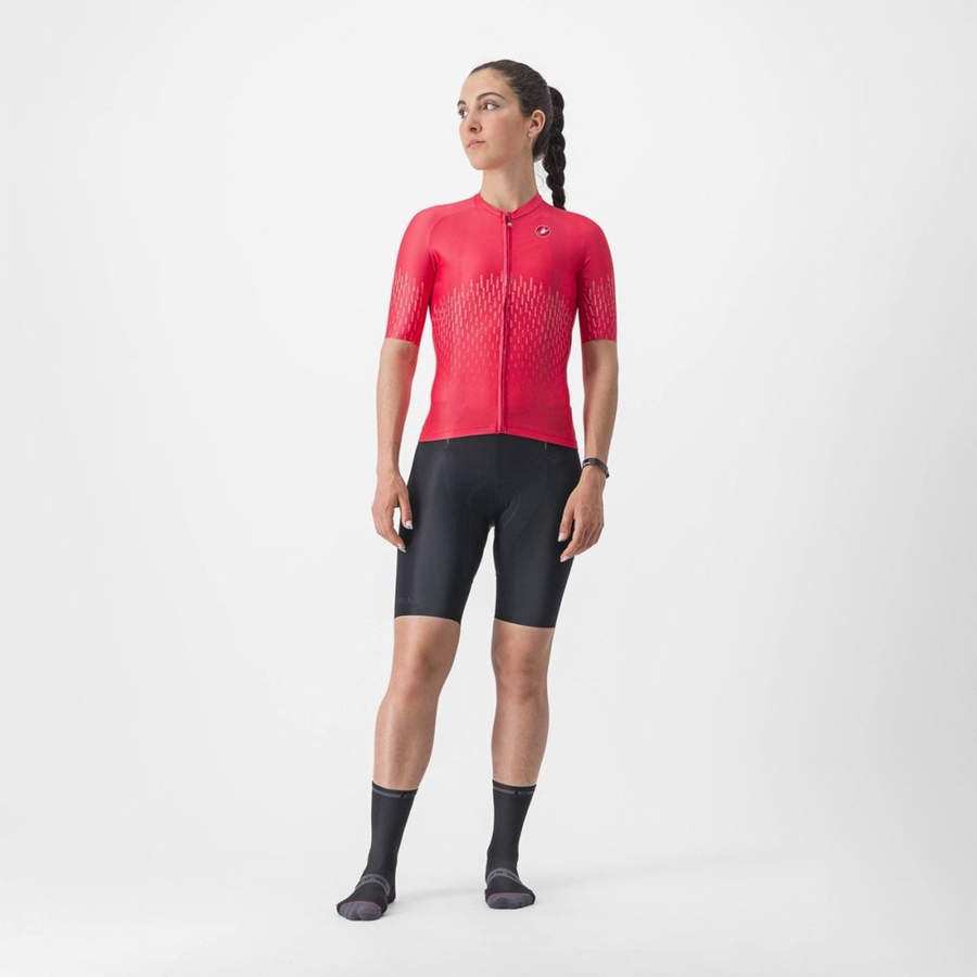 Dámské Dres Castelli AERO PRO W Červené | UDS820546