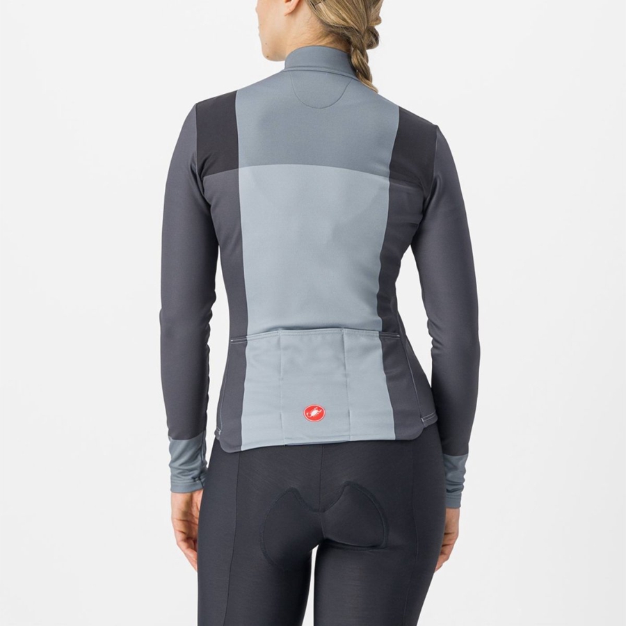 Dámské Dres Castelli UNLIMITED W THERMAL Černé Šedé | INS821073