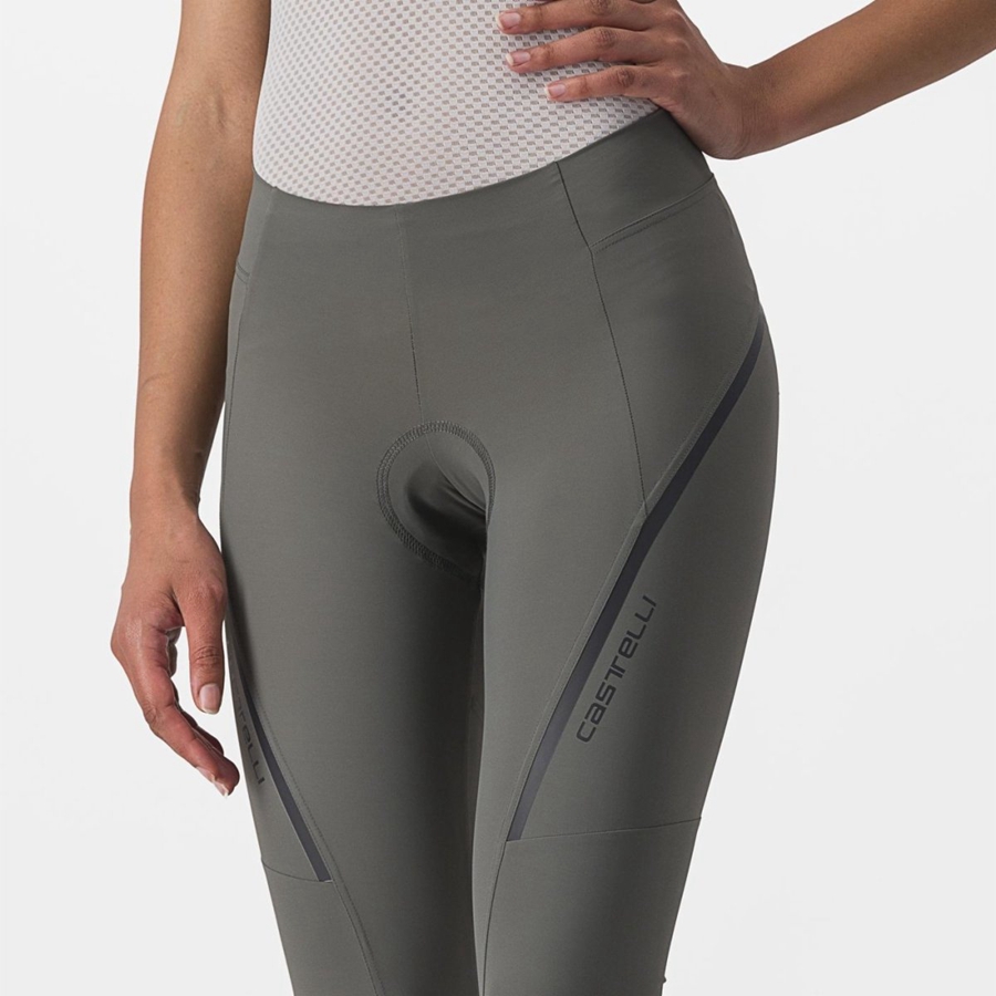 Dámské Legíny Castelli VELOCISSIMA 3 KNICKER Šedé Tmavě Šedé | MAF472395