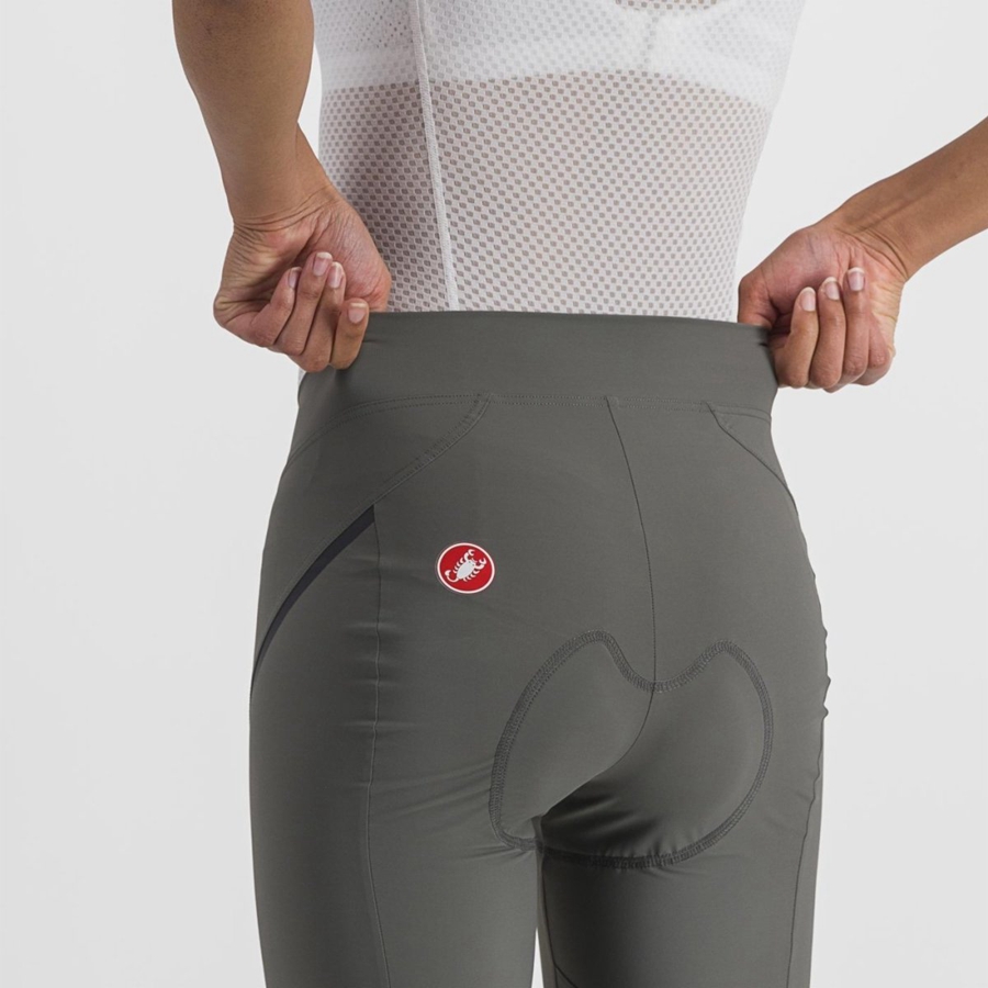 Dámské Legíny Castelli VELOCISSIMA 3 KNICKER Šedé Tmavě Šedé | MAF472395