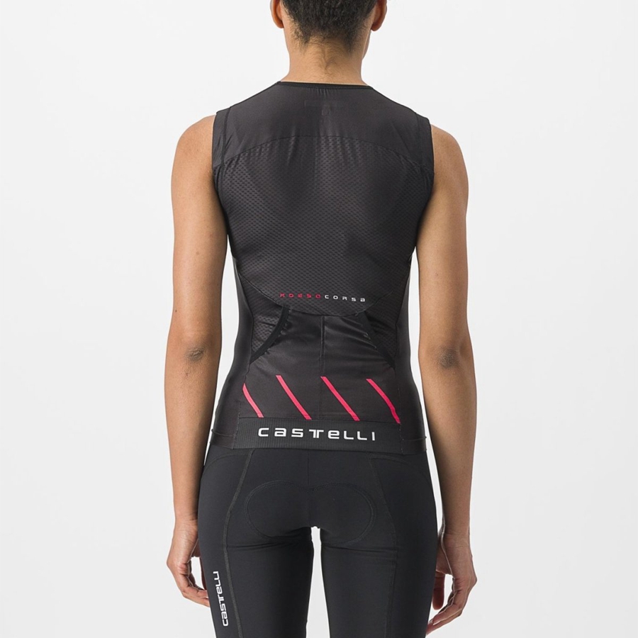 Dámské Obleky Castelli FREE 2 W TRI SINGLET Černé | UFT194328