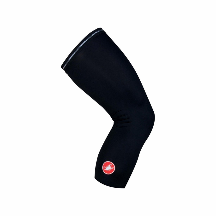 Dámské Oteplovač Nohou Castelli UPF 50+ LIGHT KNEE SLEEVES Černé | STA365412