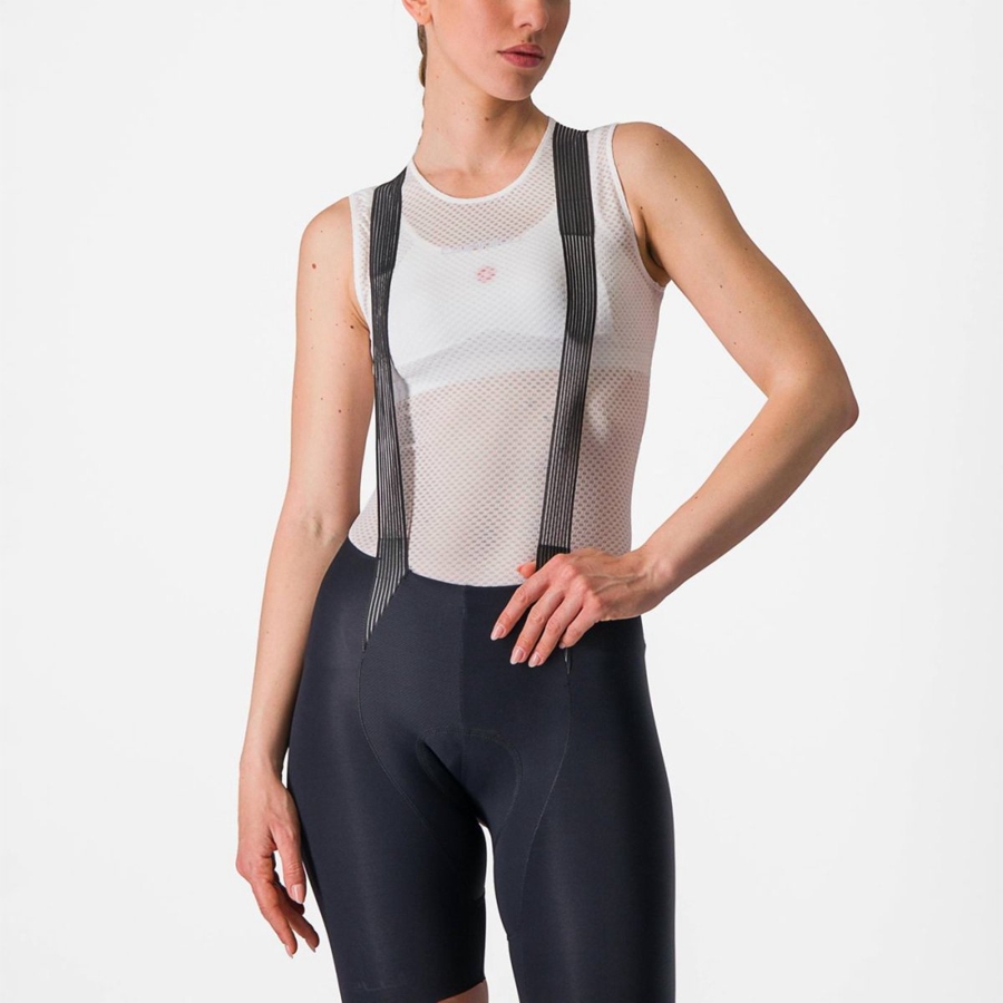 Dámské Základní Vrstva Castelli PRO MESH W SLEEVELESS Bílé | FQK570631