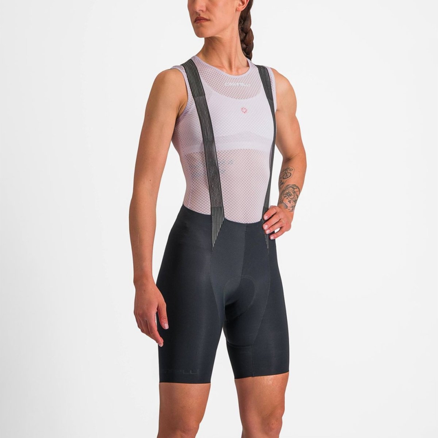 Dámské Základní Vrstva Castelli PRO MESH W SLEEVELESS Fialové Bílé | WTJ093856