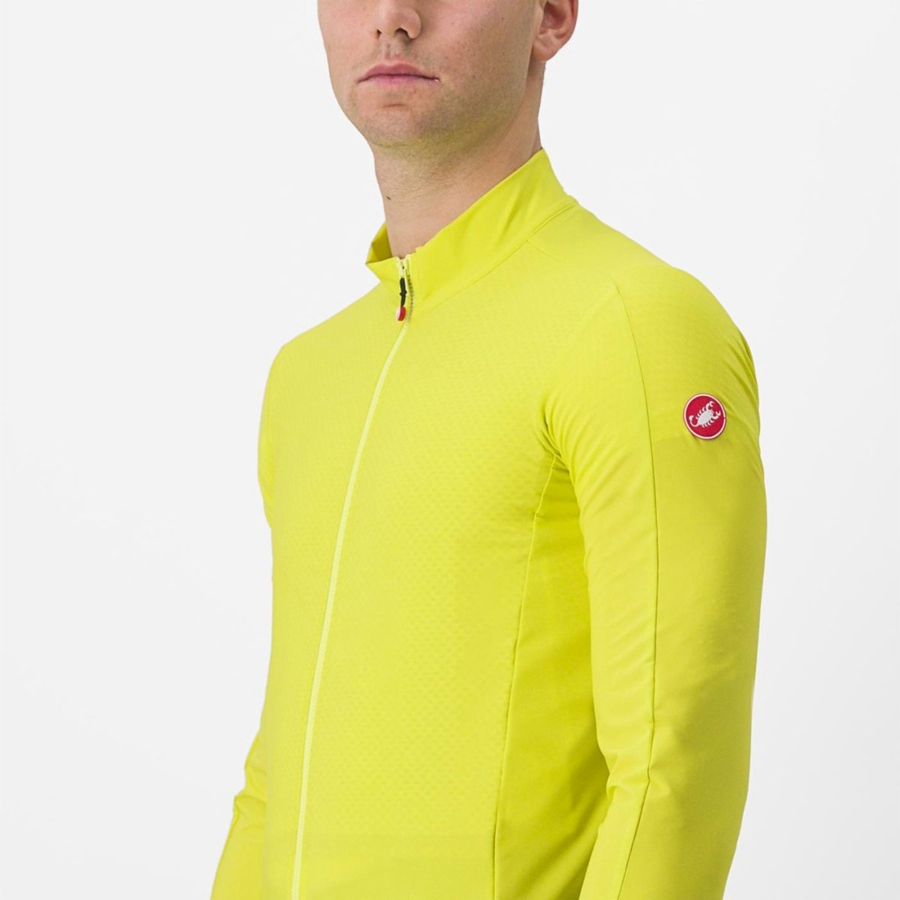 Pánské Dres Castelli FLIGHT AIR Žluté | WEQ916478