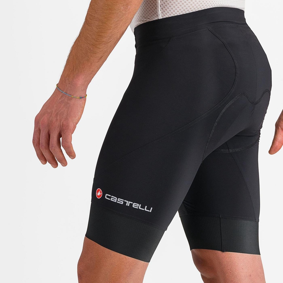 Pánské Kraťasy Castelli ENDURANCE 3 Černé | STX805649