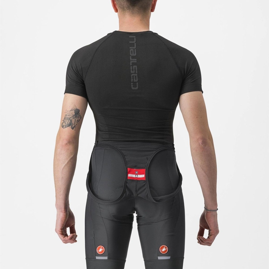 Pánské Základní Vrstva Castelli CORE SEAMLESS SS Černé | PRJ780941