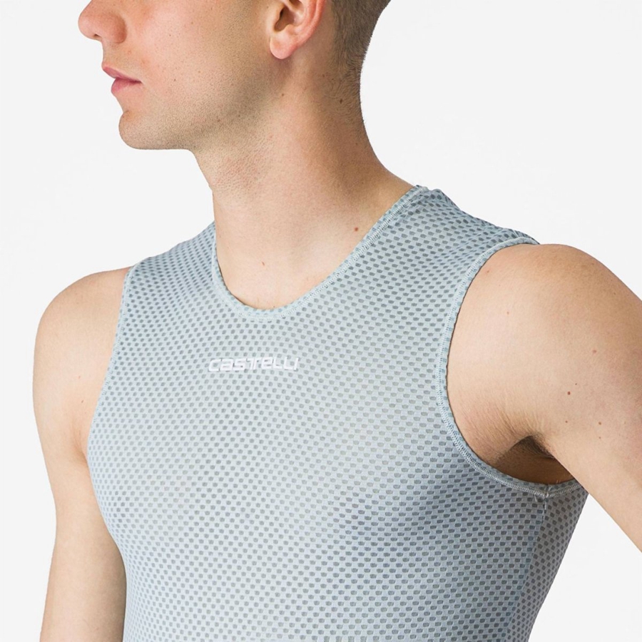 Pánské Základní Vrstva Castelli PRO MESH 2.0 SLEEVELESS Blankyt | JZC308574