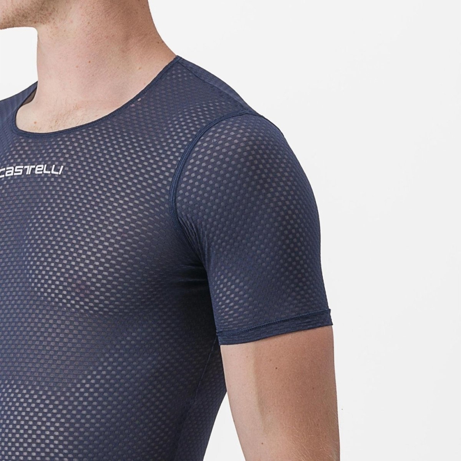 Pánské Základní Vrstva Castelli PRO MESH 2.0 SHORT SLEEVE Blankyt | XWN314706